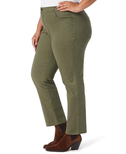 Image of Gloria Vanderbilt Womens Amanda Classic High Rise Tapered Jean Plus Size
