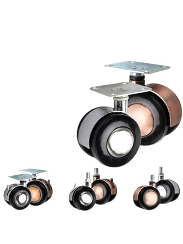 Roulettes pour chaise pivotante résolvant les bruits de sol