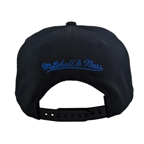 Snapback OKC Thunder noire Mitchell & Ness ajustable à visière plate