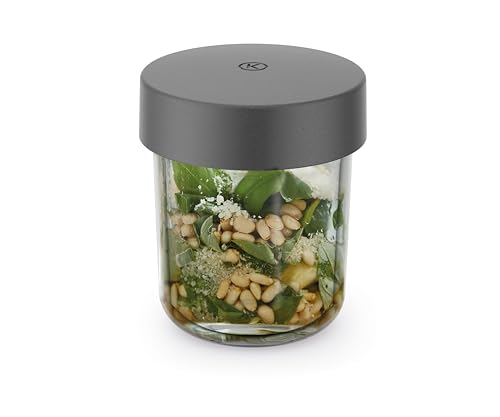 Kenwood Mini-Zerkleinerer & -Mühle KAG30.000GY, Zubehör aus Glas, Go Collection, Zerkleinerer & Mühle für Kenwood Go Küchenmaschine, 2 Glasgefäße, Abnehmbare Edelstahlklingen, Spülmaschinenfest, 100ml