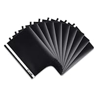 Oxford Schnellhefter A4, aus Kunststoff, schwarz, 10 Stück