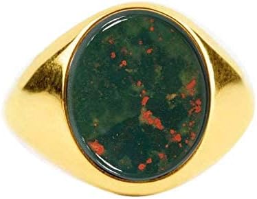 Bloodstone Ring Man Ring, Gift for Him, Gemstone Signet Ring, Man 925 Sterling Silver Ring, CUSTOM Ring, Tiger Eye, Pinky Ring, Man Signet Ring, Husband Gif