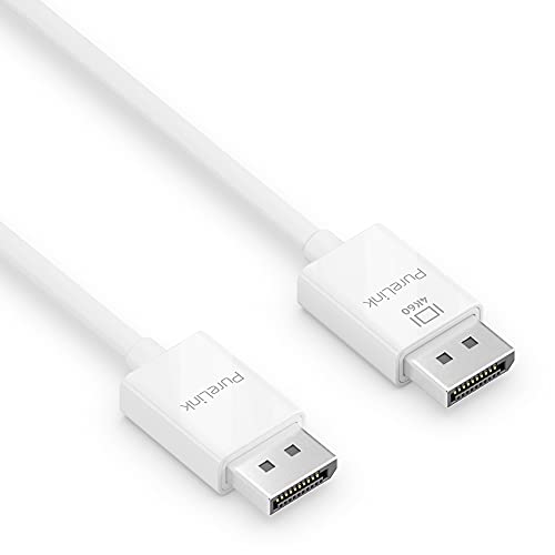 PureLink DisplayPort 1.3 Kabel, 4K Ultra HD 60Hz, 21,6GB/s Bandbreite, vergoldete Steckkontakte, 3,00m, weiß