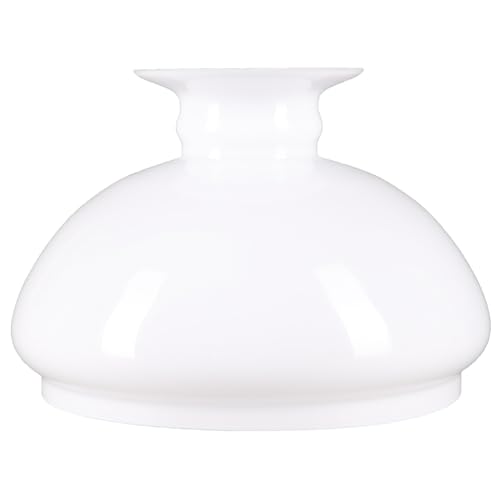 Lampenglas Opalglas Ersatzglas Petroleumglas Ø 186mm weiß beige grün glänzend Leuchtenglas Weiß