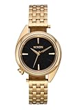 Nixon Eddy A1459-510-00 - Reloj de Pulsera analógico para Mujer (Mecanismo de Cuarzo, 38 x 29 mm, Correa de Acero Inoxidable, Resistente al Agua hasta 10 Bares), Color Dorado y Negro
