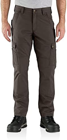 Carhartt Herren Rugged Flex Relaxed Fit Ripstop Cargo Fleece-Lined Work Casual Pants