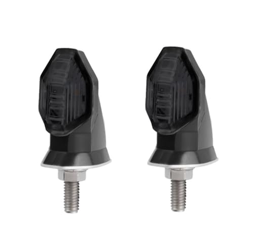 Clignotant LED ambre moto 12V transparent pour feu de freinage scooter et dirt