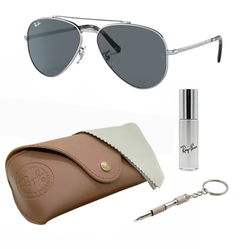 Image of Ray-Ban RB3625 NEW AVIATOR Sunglasses with Official Eyewear Kit