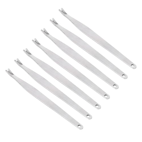 TOVINANNA 40Pcs Stainless Steel Dead Skin Forks and Cuticle Pushers for Nail Art Durable Manicure Tools for Home and Salon Use Essential Nail Care Kit