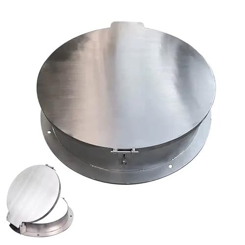 Couvercle de Regard Acier Inoxydable 50cm avec fermeture à clé pour fosse