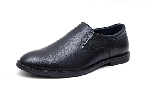 Image of ARAMISH Men's Genuine Leather Moccasin Slip On Formal Shoes