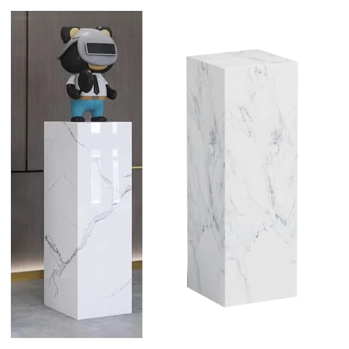 Wooden Cube Pedestal, Cube Sculpture Display Platform Base, Clothing Store Square Pedestal Stands Pillars For Exhibition Party Decorations(50x50x50cm)