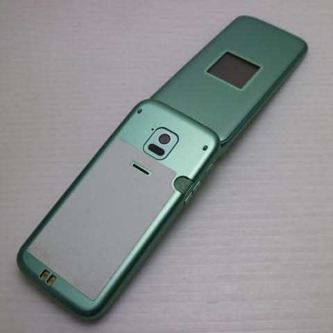 らくらくホンF-02J ミントグリーン 携帯電話 本体 富士通（FUJITSU） F-02J らくらくホン ミントグリーン SIMフリー 中古