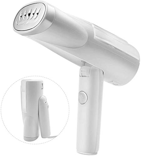 Belita Amy Foldable Garment Steamer for Clothes Portable Handheld Iron Garment Fabric Wrinkle Remover with Detachable Water Tank for Home and Travel, 20s Fast Heat-up Auto-Off Suit for Any Fabrics
