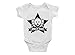 Puzzletee Body Neonato Rock - Baby Rock - Body da Neonato simpatico - Idea Regalo Body Neonato - Body Neonato Musica - Bambino Rock - Idea Regalo - TAGLIA 0-6 MESI