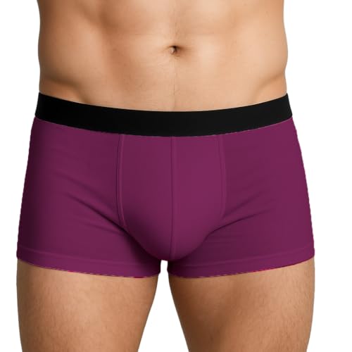Image of HK47 Men Underwear Pack, Ice Silk Stretchable Breathable Trunks, Regular Fit Men's Brief, Anti Bacterial Quick Dry Innerwear for Men