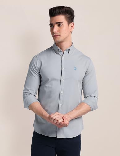 Image of U.S. Polo ASSN. Men's Cotton Regular Fit Shirt