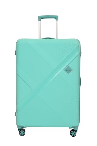 Image of American Tourister Kamiliant -8 Wheel, 3PC Set (Small + Medium + Large) Hard PP Suitcase for Travel /Trolley Bag for Travel /Travel Bag with TSA Lock & Smooth Sliding Double Wheel (Mint Aqua)