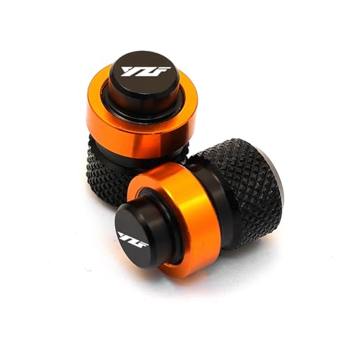 Bouchon de pneu hermétique moto CNC évite la perte d'air pour Yamaha YZFR6 YZFR1 YZFR3 R7