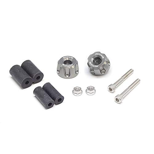 アクティブ(ACTIVE) アルミバーエンド リボルバー ガンメタ φ30-L18 60800228