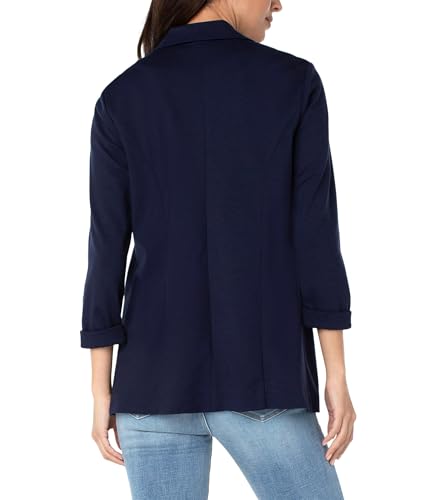 Liverpool Women's Petite Boyfriend Blazer with Princess Darts Super Stretch Ponte2