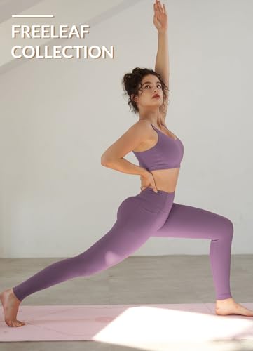 Image of baleaf everleaf Women's Sports Bra Longline, Molded Cup Yoga Bra Thin Strap Low Impact Workout Crop Tank Tops