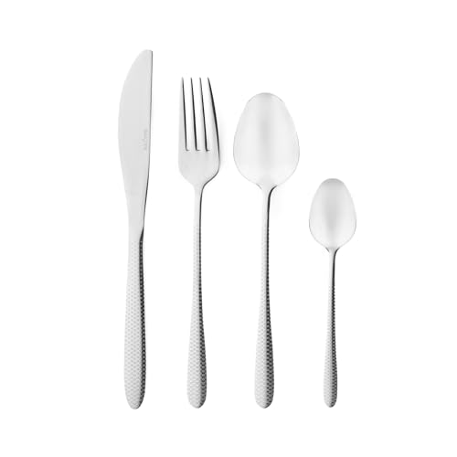 Salter Malton Cutlery Set, 16 Piece, 4 Place Settings, Silver Plated