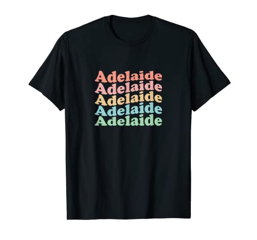 Ciudad hippie australiana vintage de los 70 - Adelaida retro Camiseta