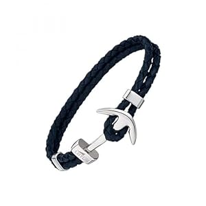 Lotus Style Pulsera Hombre Acero Inoxidable 316l Brazalete De Diseño Sofisticado, Confortable Y Resistente Al Agua - Pulseras Hombre - Azul 215.00 Mm Ls1832-2/4 - Regalo De Cumpleaños, Día Del Padre