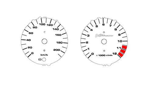 Compte-tours V-Strom DL650 blanc pour un confort de route optimal