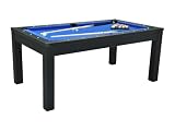 Vente-unique SOUSA, billard et ping-pong 182 x 102 cm noir photo 5