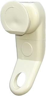 GRADIENT Traverse Rod Slides (25 Pack) Add-A-Slide Flat Bottom For Easy Snap In Installation Without Disassembly Drapery Curtain Replacement Carrier