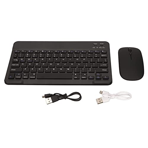 Clavier et souris sans fil rechargeable Pilipane 10 pouces pour petit bureau PC