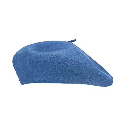 Image of Klong Women Wool Beret Hat French Style Solid Color
