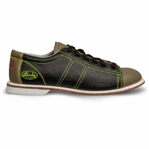 Linds Mens 300 Classic Glow Rental Bowling Shoes - Laces 18