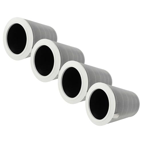 vhbw 4x Filtro HEPA compatible con Xiaomi Mi Air Purifier 2, Pro, 3, 2H, 2C, 3C, 2S, 3H, 1, Max purificador aire - Filtro de repuesto