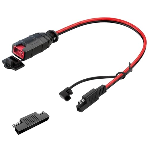 GC009 X-Connect SAE Adapter Accessory for NOCO Battery Charger Accessories with SAE Polarity Reverse Adapter 14AWG Pure Copper Wire Durable and Waterproof Connector for Motorcycles Cars ATVs UTVs