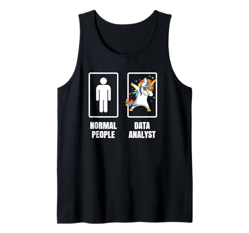 Dabbing Unicorn, Datenanalyst, Datenwissenschaftler, wissenschaftliche Analyse Tank Top