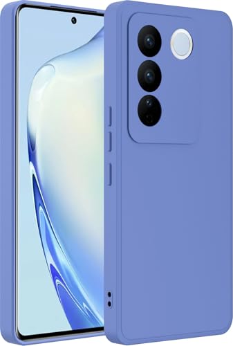 Image of A rtistque Back Cover Case for Vivo V27 5G / Vivo V27 Pro 5G with Camera Protection | Shockproof TPU | Stylish Protective Design | Slim Fit | Ultra Matte | Vivo V27 5G / V27 Pro 5G Back Cover - Blue