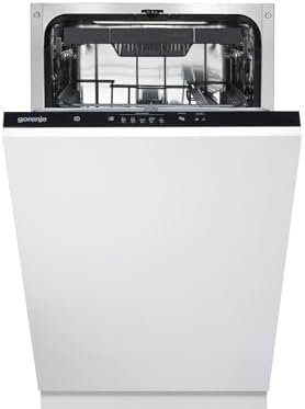 Gorenje GS 520 E15S wolnostojąca zmywarka do naczyń, 45 cm, 9 nakryć wymiarowych, 5 programów, 1 h program czyszczenia, kosz z regulacją wysokości, pełna ochrona przed przelaniem, szary metaliczny