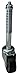 Swivel Stem Caster, 4-15/16 Stem, 100 lb.