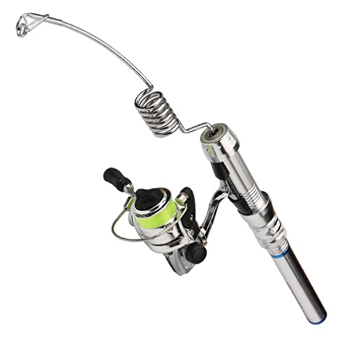 Combos de roues de rotation en acier portable pour une peche a la glace fluide et precise