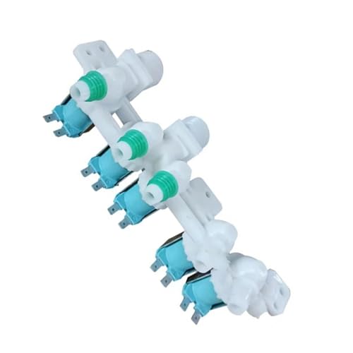 YCOC-For Drum Washing Machine Electric Water Inlet Solenoid Valve DC97-15459G 120V 60Hz Five-Head Washer Replacement Par