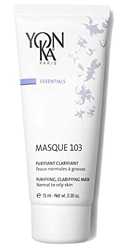 Masque103 Yonka Face Mask for Normal to Oily Skin 75ml, As shown in the image, 75 ml (Pack of 1)