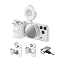 White + Silver