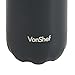 VonShef Double Wall Insulated Stainless Steel Vacuum Water/Drinks/Sports Bottle - 100% BPA-Free - Matte Black
