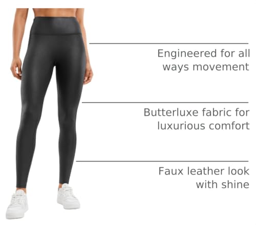 CRZ YOGA Butterluxe Matte Faux Leather Leggings