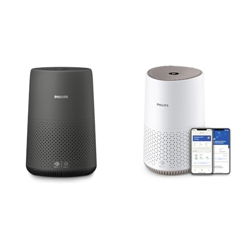 Philips 800i Serie Kompakt-Luftreiniger & Philips Luftreiniger 600 Serie. Ultraleise und energieeffizient Für Allergiker. HEPA-Filter entfernt 99