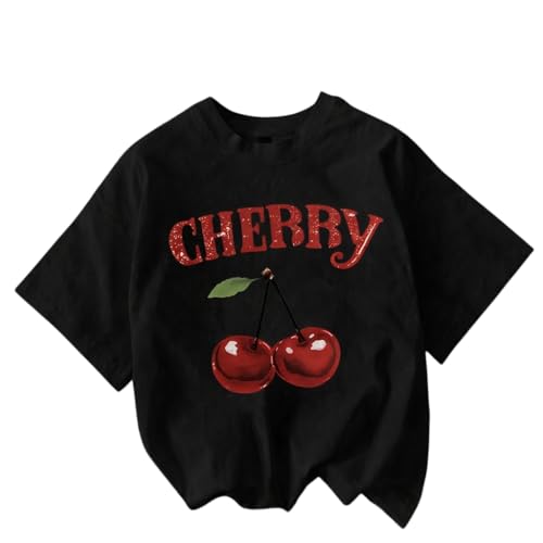 Image of Jawdrobe Cotton Blend Oversized Fit Half Sleeve Printed Round Neck T-Shirt for Women
