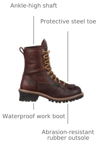 Image of Georgia Boot Men's Waterproof Lace-To-Toe Work Boots